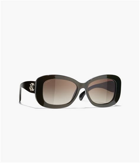 CHANEL Sunglasses: Rectangle Sunglasses, 